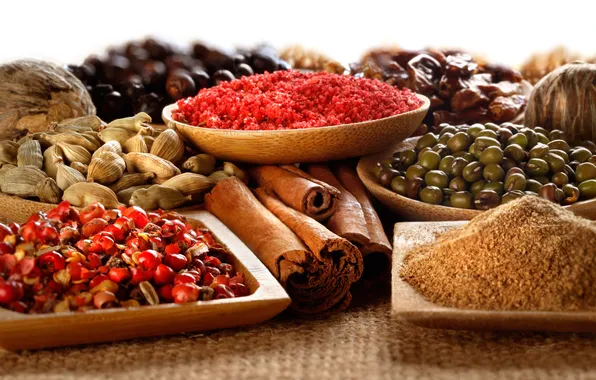 Picture spices, seasoning, cuts
