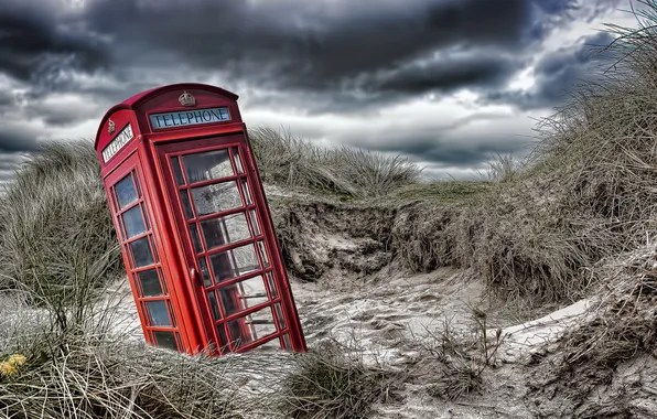 Picture nature, dunes, phone