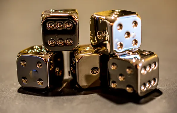 Macro, background, cubes, dice