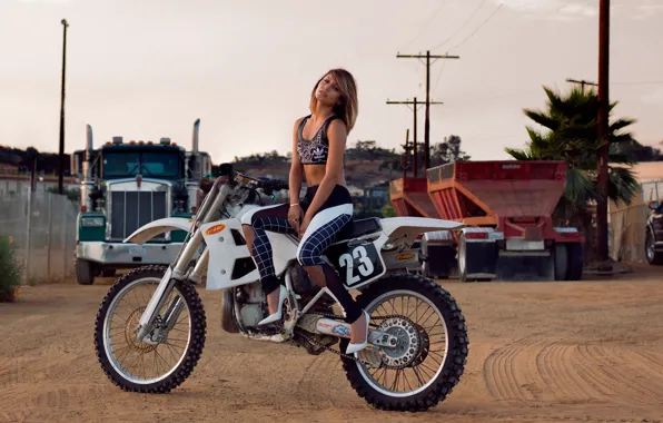 Picture motorcycle, photoshoot, Vanessa Hudgens, Flaunt