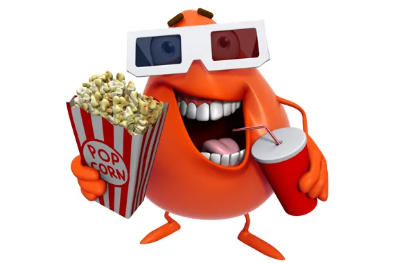 Picture monster, cinema, monster, smile, cartoon, character, movie, funny