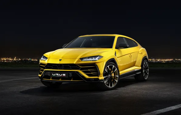 Lamborghini, front view, 2018, Urus