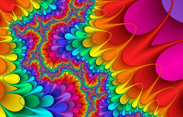 Picture color, fractal, palette
