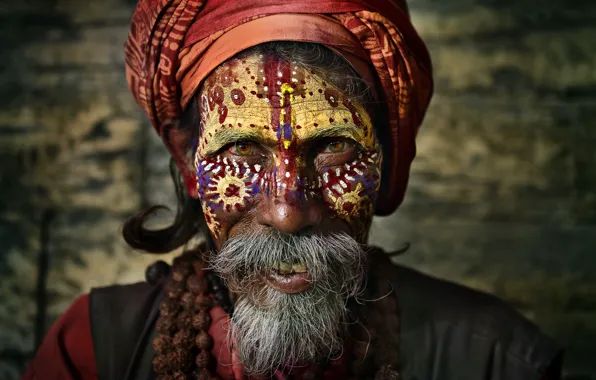 Nepal, Kathmandu, Sadhu