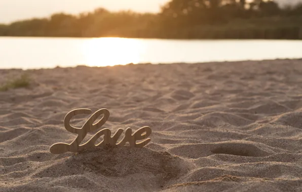 Picture sand, beach, love