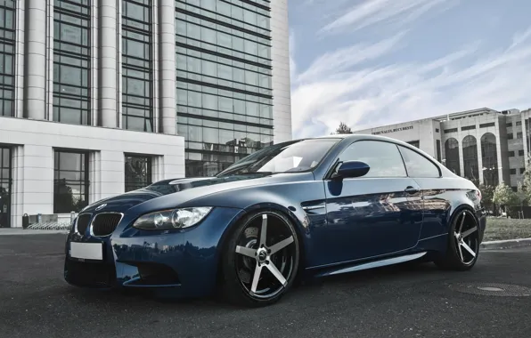Picture BMW, Tuning, Blue, BMW, Drives, E92, Deep Concave