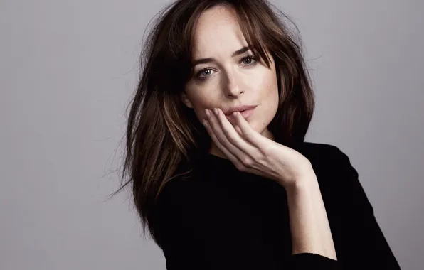 Picture look, pose, actress, hair, model, Dakota Johnson, Dakota Johnson
