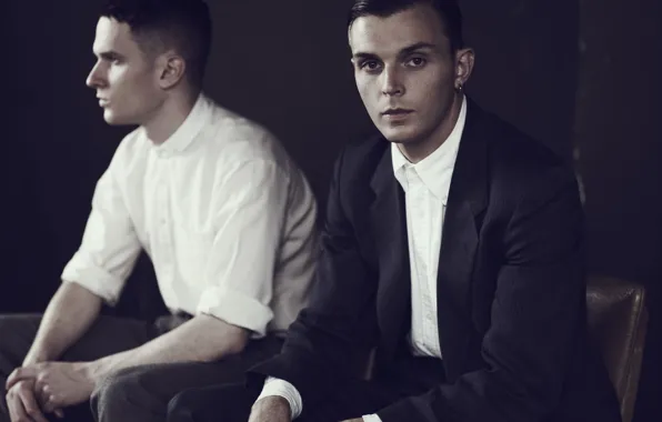 Picture group, men, UK, Theo Hutchcraft, Hurts, Theo Hutchcraft, Adam Anderson, Adam Anderson