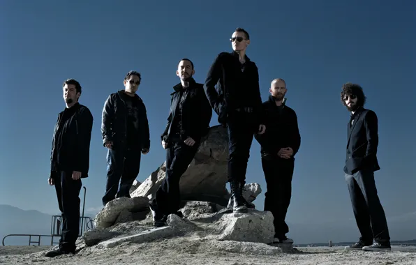 Picture group, linkin park, chester
