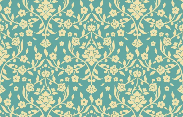 Background, flowers, pattern, seamless