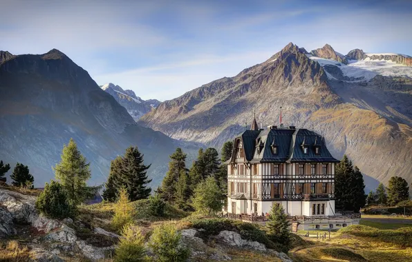 Picture Switzerland, Alps, Villa Cassel