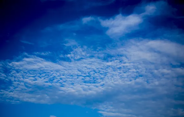 Picture clouds, blue, The sky
