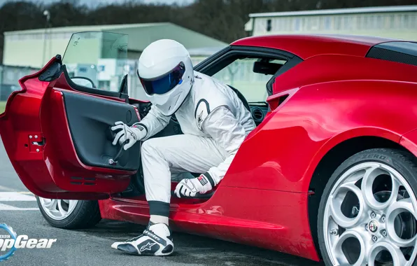 Picture Helmet, Racer, Alfa, Romeo, Stig, The Stig, Top, Gear