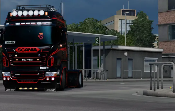 Power, Front, Scania, R620, Diesel, Face, Low, elsa3dany1design