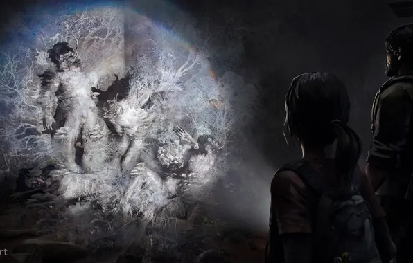 Concept art, Illustration, Joel, Ellie, some of us, Game Art, Saby Menyhei, Last of Us