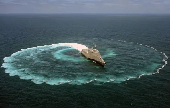 The ocean, ship, round, maneuver, USA, coastal, Navy, type of vessel