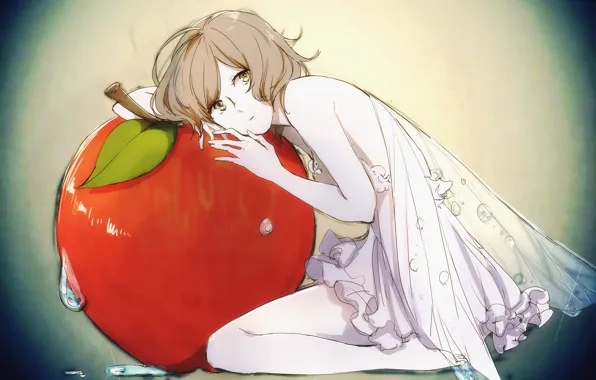 Girl, Apple, fairy
