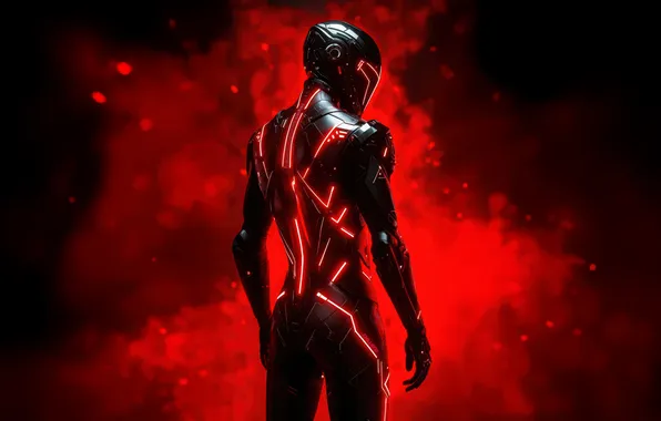 Fiction, costume, helmet, action, poster, Jared Leto, Jared Leto, Tron: Ares