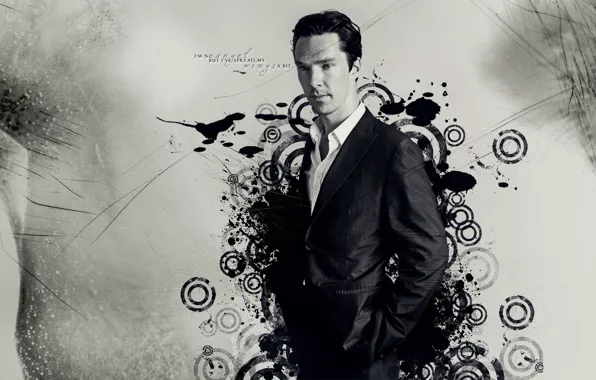 Background, patterns, texture, male, actor, Benedict Cumberbatch, Benedict Cumberbatch, by super fan wallpapers