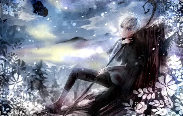 Picture art, character, Jack frost, rise of the guardians