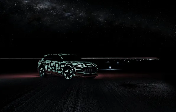Light, night, Audi, 2018, E-Tron Prototype