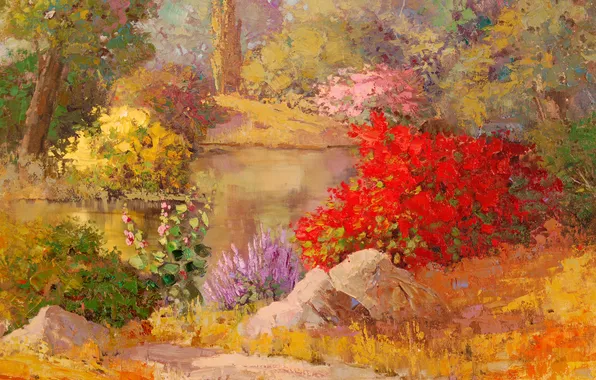 Picture art, Sean Wallis, Summer Bloom