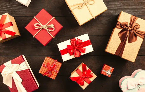 Tape, holiday, gifts, New year, box