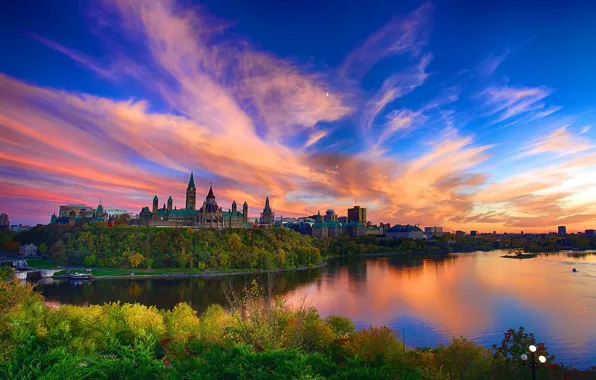Picture landscape, Canada, Parliament Hill, Parliament hill