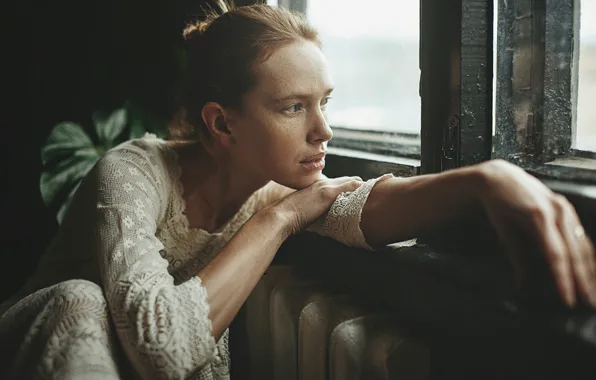 Window, freckles, Alexander Tishkevich