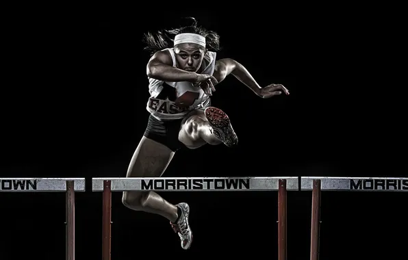 Girl, sport, running