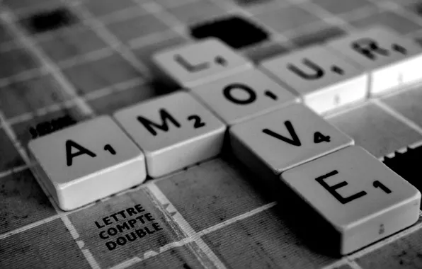 Love, letters, squares