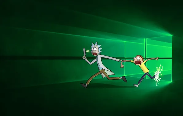 Rick and Morty Windows 11/10 Theme 