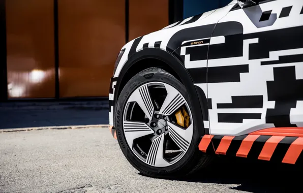 Audi, wheel, disk, 2018, E-Tron Prototype