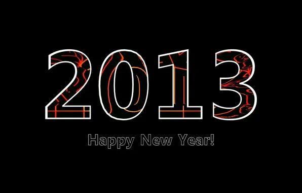 Holiday, the inscription, new year, Happy New Year, 2013