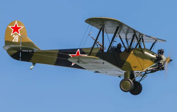 Picture multipurpose, Polikarpov, biplane, Po-2