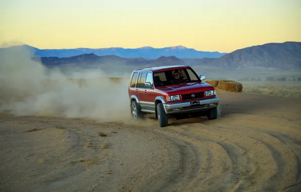 Picture sand, dust, the ground, SUV, Acura, 1997, AWD, 2019