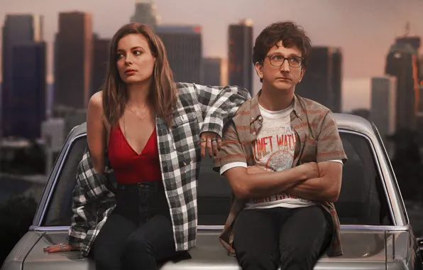 Machine, girl, Love, Love, glasses, the series, shirt, guy