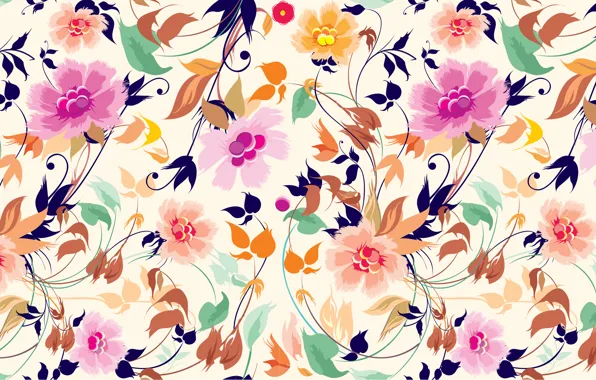 Flowers, texture, art