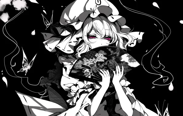 Girl, red eyes, Touhou, Touhou, Touhou, anime game