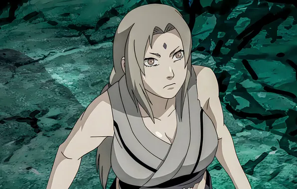 Chest, look, girl, anime, naruto, naruto, anime, high quality