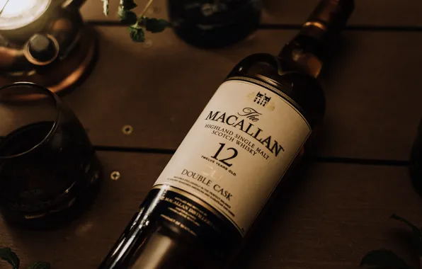 Bottle, whiskey, whisky, macallan