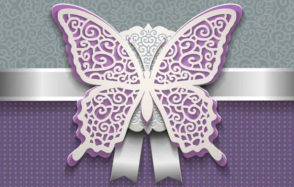 Decoration, pattern, butterfly, paper