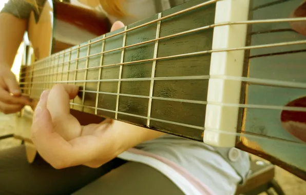 Music, guitar, strings, finger
