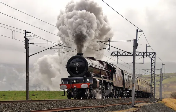 Train, the engine, railroad