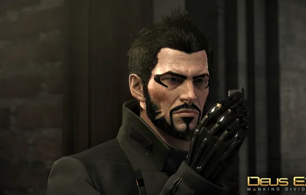 Adam Jensen, Deus Ex: Mankind Divided, expressive look