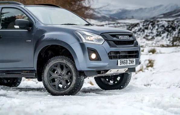 Picture pickup, 2018, the front part, Isuzu, Huntsman, D-Max, UK version