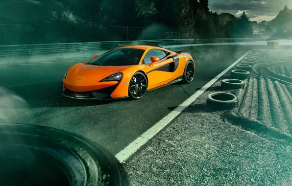 Road, auto, McLaren, Orange, Novitec, 570S