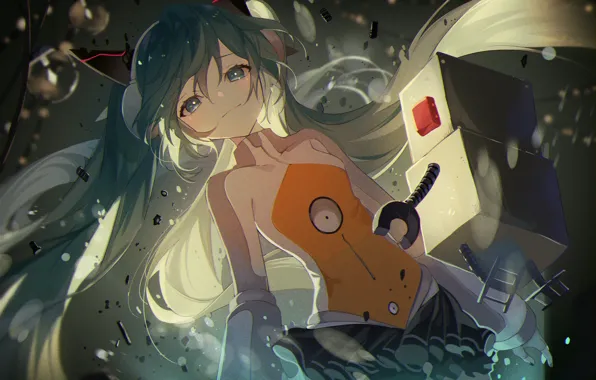 Girl, robot, hatsune miku, VOCALOID