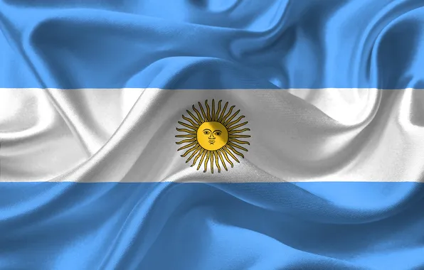 Flag, tricolor, Argentina