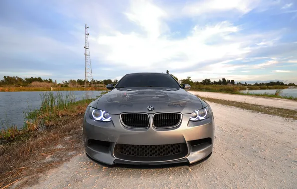 Picture water, BMW, tower, angel eyes